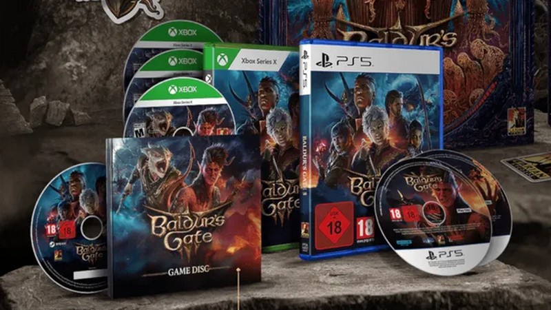 Baldur's Gate 3 cần đến 4 đĩa cài trên Xbox