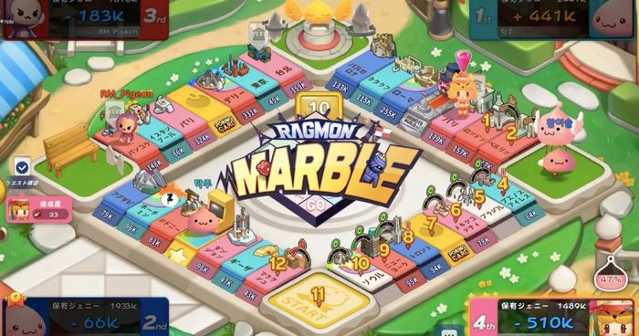 Ragmon Marble phiên bản game Monopoly của Ragnarok đang mở CBT (Closed Beta Test)