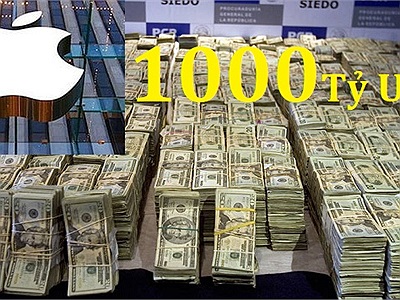 Sốc: Giá trị thị trường của Apple đang chạm ngưỡng 1000 TỶ ĐÔ LA, phá vỡ mọi kỷ lục trong lịch sử kinh doanh và công nghệ