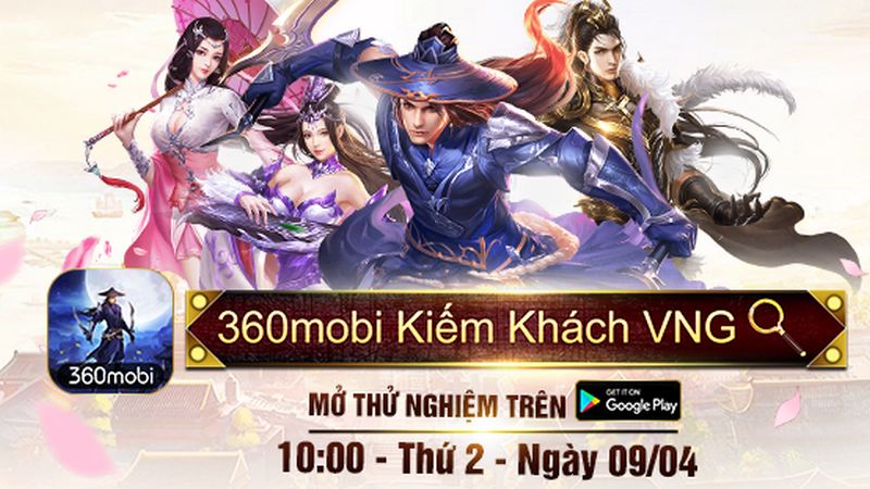 360mobi Kiếm Khách bất ngờ công bố ngày Closed Beta ngay đầu tuần sau