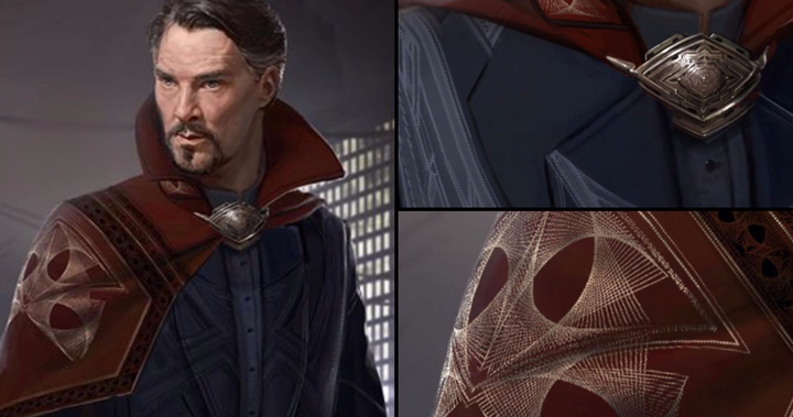 Áo choàng của Doctor Strange trông ấn tượng hơn nhiều trong thiết kế ban đầu