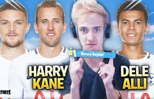 Bộ ba ngôi sao Tottenham Hotspurs sát cánh cùng streamer hot nhất thế giới chơi Fortnite Battle Royale