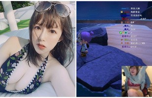 Cay cú vì thua game, nữ streamer xinh đẹp nhảy cẫng lên tiếc nuối, vô tình để lộ áo ngực ngay trên sóng