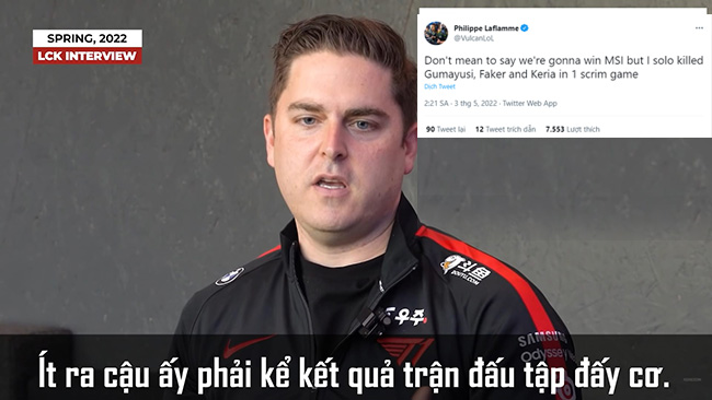Các thành viên bị “cà khịa” vì thua solo kill trong đấu tập, CEO T1 phản pháo “Sao không nói luôn kết quả trận đấu?”