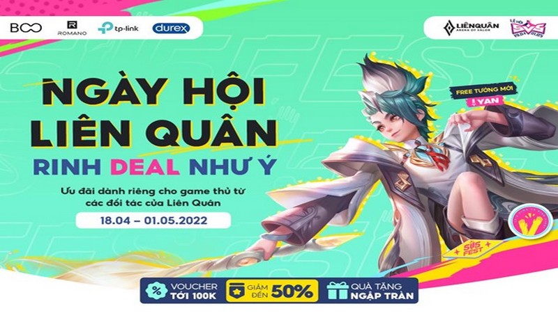 Các thương hiệu được giới trẻ yêu thích tiếp tục hợp tác cùng Liên Quân Mobile dịp lễ này