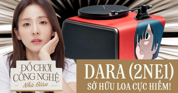 Soi chiếc loa kiêm bàn xoay đĩa than của Dara (2NE1), đã độc lạ lại còn rất 