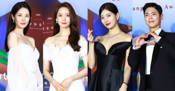 Siêu thảm đỏ Baeksang 2022: Park Bo Gum hộ tống Suzy diện đầm xẻ vòng 1 quyền lực, Yoona bị đè bẹp vì trang điểm dừ chát