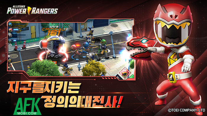 Power Rangers: All Stars cho bạn xây dựng đội hình siêu nhân đương đầu kẻ xấu