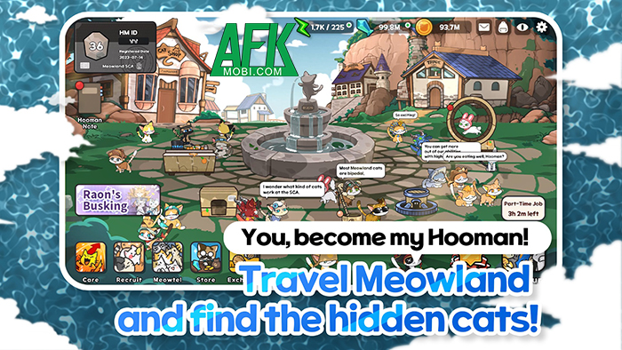 MeowLand: Legend of Butler game chiến thuật cho bạn tập hợp những chú mèo dễ thương