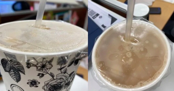 Khách đặt trà sữa kèm lời nhắn 