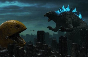 Ngỡ ngàng trước video fanmade đại chiến Godzilla và Pac-Man