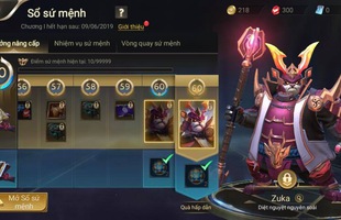 Liên Quân Mobile: Garena tặng FREE cả server 1080 điểm Sổ Sứ Mệnh, game thủ cày cấp xuyên đêm