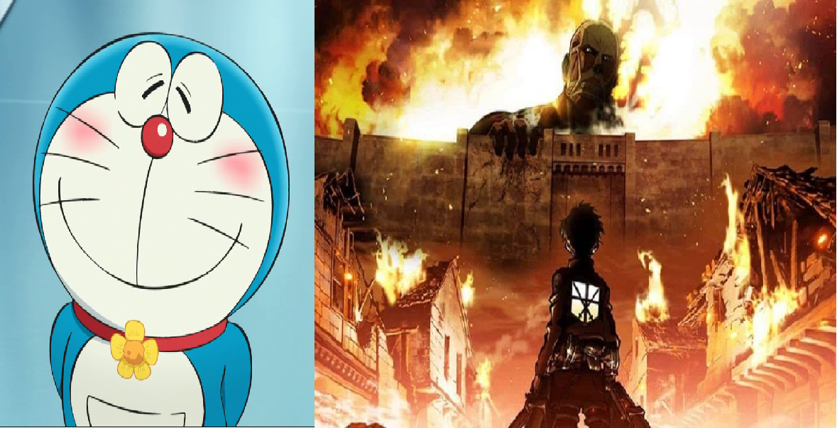 Sẽ thế nào nếu 'kết hợp' giữa Attack on Titan và Doraemon