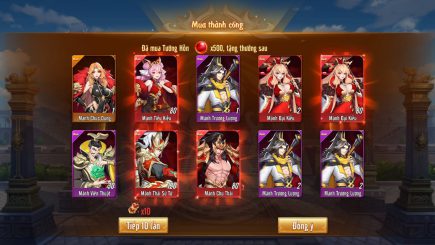 Bí kíp chiêu mộ Tướng ra đúng nước mong muốn trong game Tân OMG3Q VNG