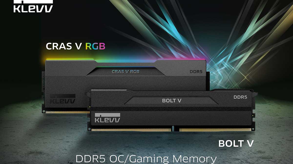 Klevv giới thiệu dòng bộ nhớ chơi game DDR5 CRAS V RGB và BOLT V DDR5 thế hệ mới