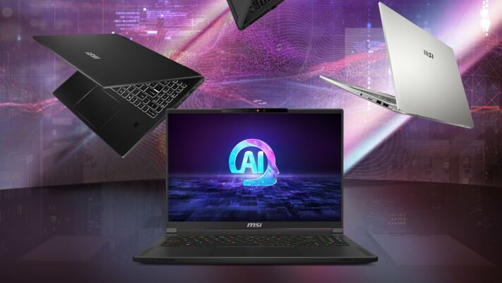 MSI Giới Thiệu Loạt Laptop Tích Hợp AI Được Trang Bị Chip AMD