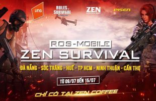 Cộng đồng rủ nhau tham chiến ROS Mobile – Zen Survival Cup từ ngày 9/7 – 15/7