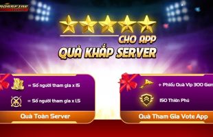 [CFL] Sự kiện “5 sao cho app” được game thủ nhiệt tình… ném gạch