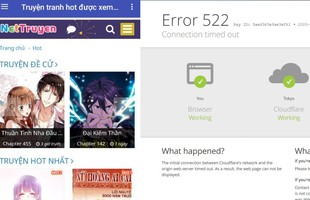 Không thể truy cập được từ đêm 05/7, cư dân mạng ầm mĩ về việc trang đọc truyện lậu lớn nhất có dấu hiệu 