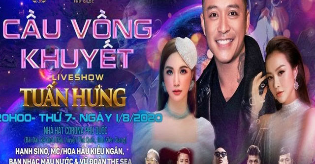 Đặt câu hỏi cho liveshow Tuấn Hưng, nhận mưa quà tặng từ Nhà hát Corona Phú Quốc