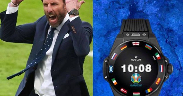 Khám phá chiếc smartwatch xịn sò HLV tuyển Anh đeo tại tứ kết Euro 2020