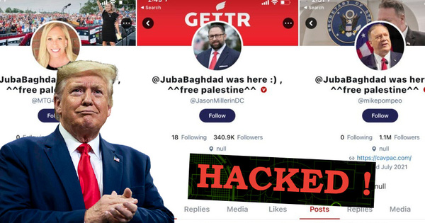 Mạng xã hội của ông Donald Trump vừa ra mắt đã bị hack, hacker để lại lời nhắn cực hài hước