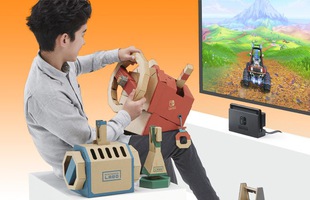 Bộ đua xa 'bằng giấy' của Nintendo Labo, trông rất dễ thương, chơi game cực ngon mượt