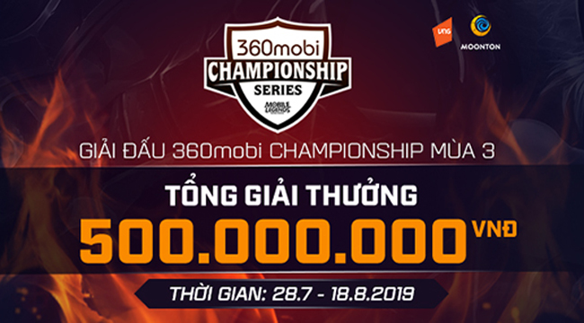 8/8 – Khởi tranh vòng Pro League giải đấu 360mobi CHAMPIONSHIP Mùa 3