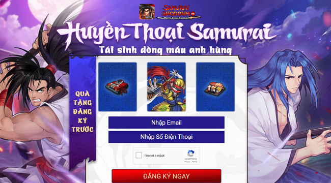 Samurai Shodown VNG mở trang chủ tiếng Việt