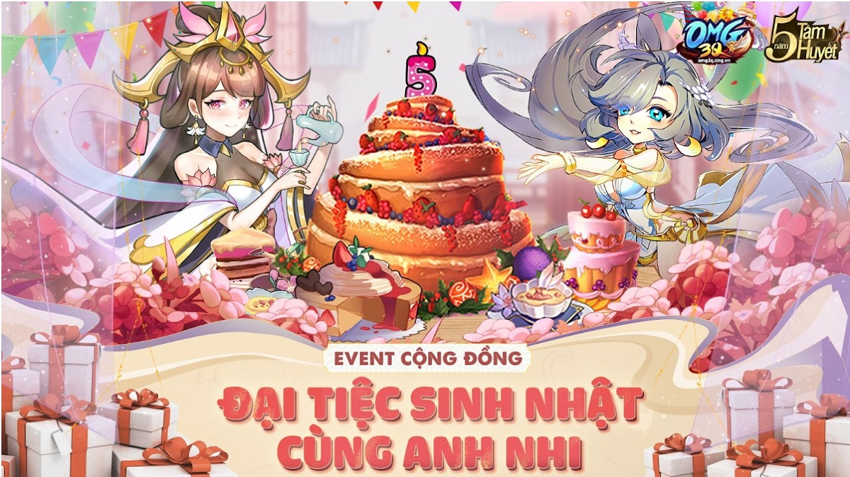 OMG 3Q: Cộng đồng game thủ tưng bừng chào đón sinh nhật 5 tuổi 