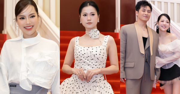 Dàn sao hot đổ bộ sự kiện: Mẹ bỉm Puka dìu chồng đang gặp chấn thương, visual sao nữ Vbiz sau khi giảm 14kg gây chú ý!
