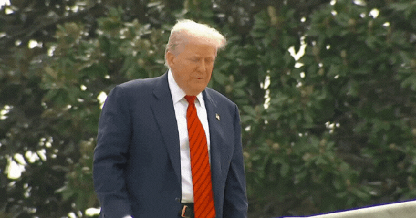 Tổng thống Trump đi dạo trên nóc Nhà Trắng