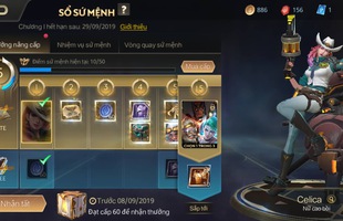 Liên Quân Mobile: Quà thưởng cấp 15 Sổ Sứ Mệnh mùa 9 quá 