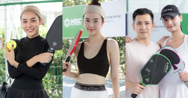 Dàn hậu Vbiz đọ mặt mộc trên sân pickleball, 1 sao nữ xuất hiện bên tình tin đồn kém 13 tuổi