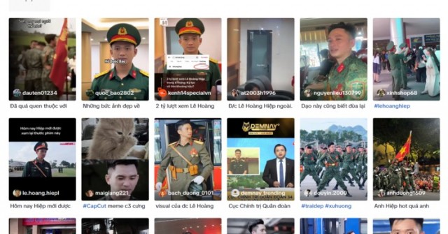 "Giải mã" kỷ lục hơn 2,2 tỷ lượt xem các clip gắn hashtag #lehoanghiep trên TikTok