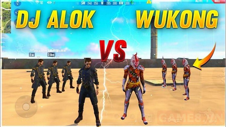 DJ Alok và Wukong - Đâu là  nhân vạt tốt hơn trong Free Fire