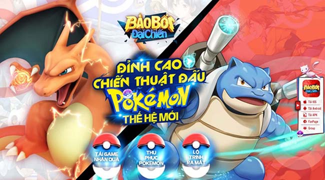 Bảo Bối Đại Chiến – Game đấu Pokémon thế hệ mới chính thức mở Landing, tải sớm nhận quà ngay!