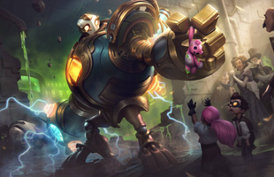 Blitzcrank Vinh Quang vừa ra mắt đã khiến LMHT 