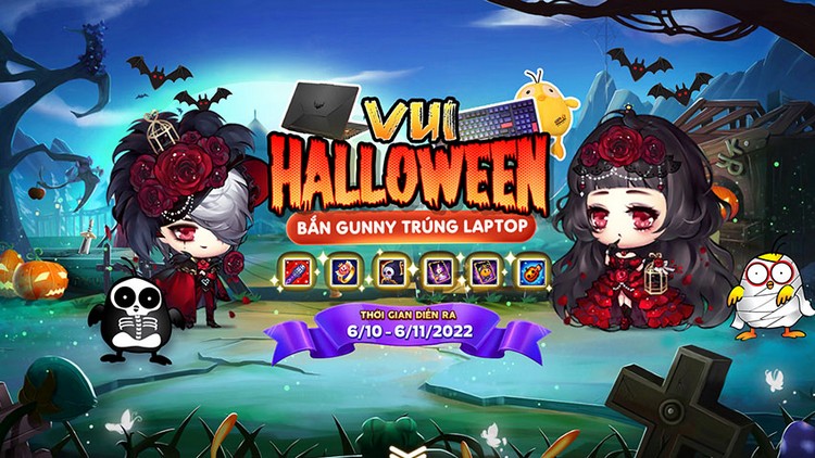 Chuỗi sự kiện Halloween của Gunny PC đem đến cơ hội nhận quà miễn phí cho game thủ