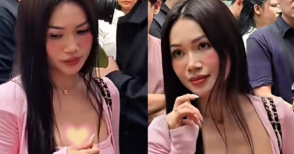 Sĩ Thanh gây tranh cãi vì ăn mặc hở hang cúng giỗ Tổ