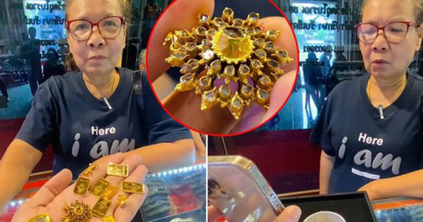 Mang vàng thừa kế từ mẹ chồng đi kiểm tra, người phụ nữ sốc nặng khi biết giá trị