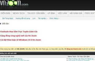 Diễn đàn công nghệ VN-Zoom chính thức đóng cửa sau 12 năm hoạt động