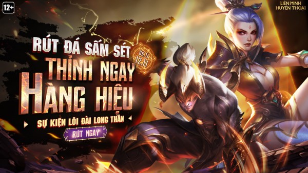 Tham gia “Lôi Đài Long Thần” – Rút Đá Sấm Sét , thỉnh ngay Hàng Hiệu từ 06/11 đến 12/11