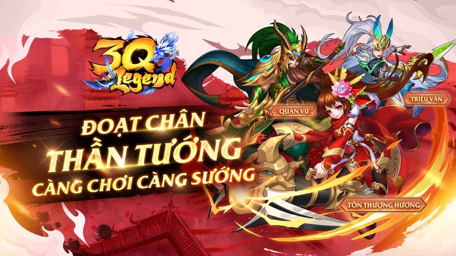 3Q Legend - Game Tam Quốc 'càng chơi càng sướng' chuẩn bị ra mắt trong tháng 11, hé lộ tướng Quan Vũ độc quyền.