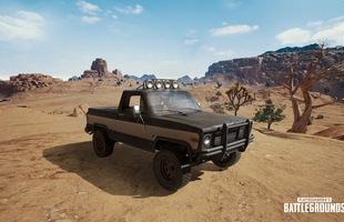 Không chỉ có xe bus, bản đồ sa mạc PUBG còn có cả chiếc xe tải ngầu hết nấc