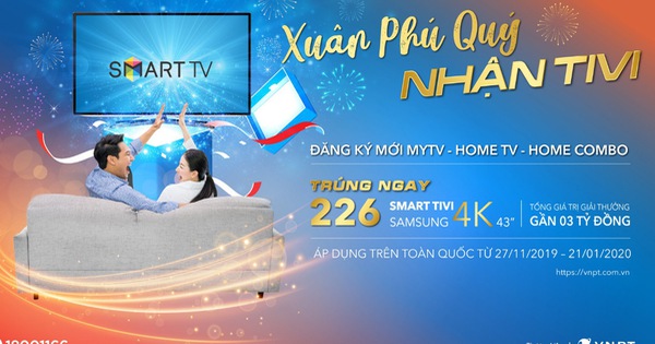 MyTV tung đợt khuyến mãi khủng cuối năm với trị giá lên đến 3 tỷ đồng