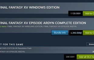 Sale 0% nhưng vẫn quảng bá trên Steam, Final Fantasy bị game thủ chửi cho tơi bời