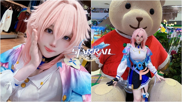 Chiêm ngưỡng bộ ảnh cosplay March7th trong Honkai: Star Rail được thực hiện bởi coser Grace