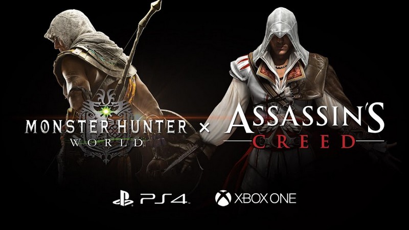 Siêu phẩm Monster Hunter World bất ngờ xuất hiện huyền thoại của Assassin's Creed