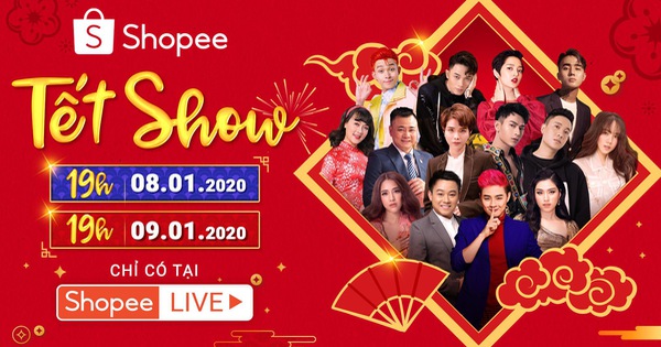 Cùng Shopee Tết Show rước lộc đầu năm, mừng xuân Canh Tý